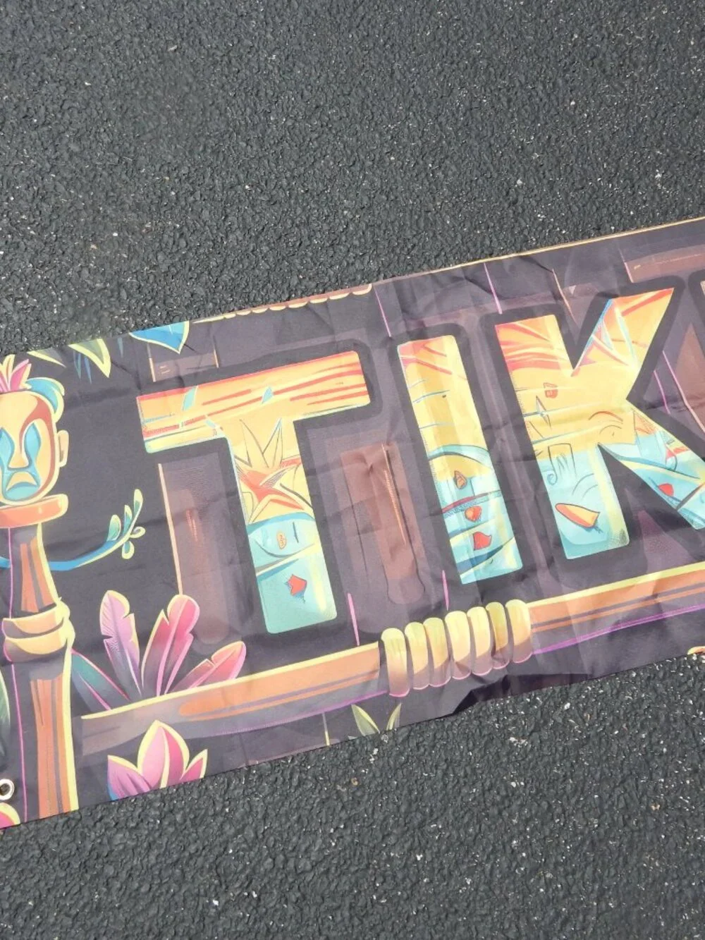 Tiki Bar Banner Sign Size 78